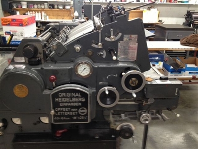Изображение 1 красочная офсетная машина HEIDELBERG KORD-64
