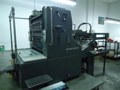 Изображение 1 красочная офсетная машина HEIDELBERG SORM