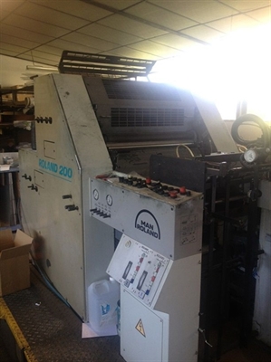 Изображение 1 красочная офсетная машина ROLAND 201-TOB