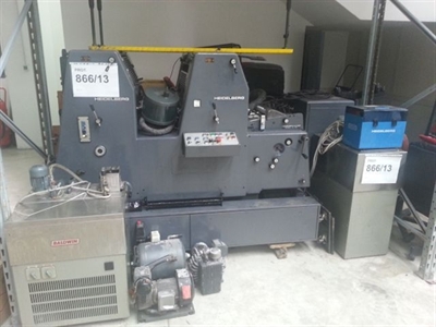 Изображение 2 красочная офсетная машина HEIDELBERG GTOZP-52