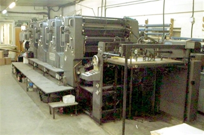 Изображение 4 красочная офсетная машина HEIDELBERG SPEED-102-V