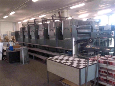 Изображение 6 красочная офсетная машина HEIDELBERG SPEED-102-SPP