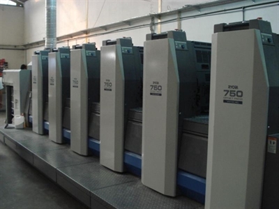 Изображение 6 красочная офсетная машина RYOBI 756-XL