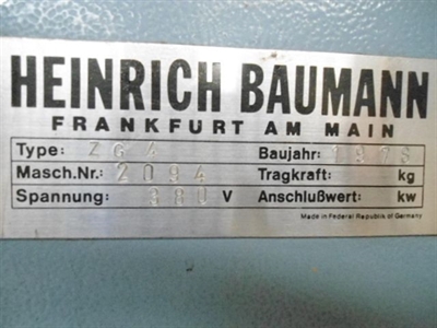 Изображение Резальная машина JOGGER BAUMANN