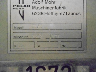 Изображение Резальная машина POLAR LIFT