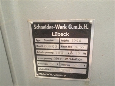 Изображение Резальная машина SCHNEIDER SENATOR-155-MC