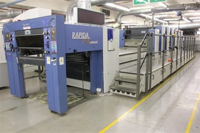 Изображение 6 красочная офсетная машина KOENIG-BAUER RAPIDA-105-6-LX