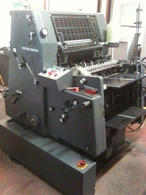 Изображение 1 красочная офсетная машина HEIDELBERG GTO-52