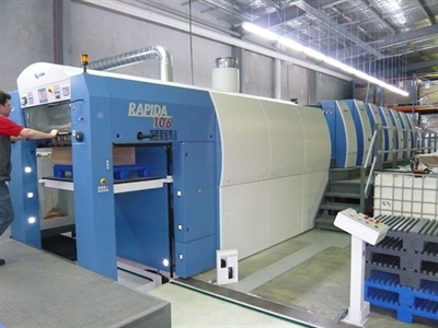 Изображение 6 красочная офсетная машина KOENIG-BAUER RAPIDA-106-6-LX