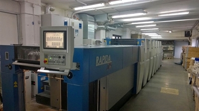 Изображение 5 красочная офсетная машина KOENIG-BAUER RAPIDA-75-5-L-