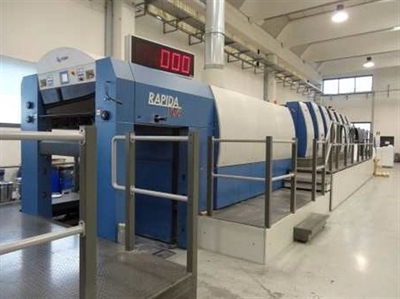 Изображение 6 красочная офсетная машина KOENIG-BAUER RAPIDA-105-6-LX